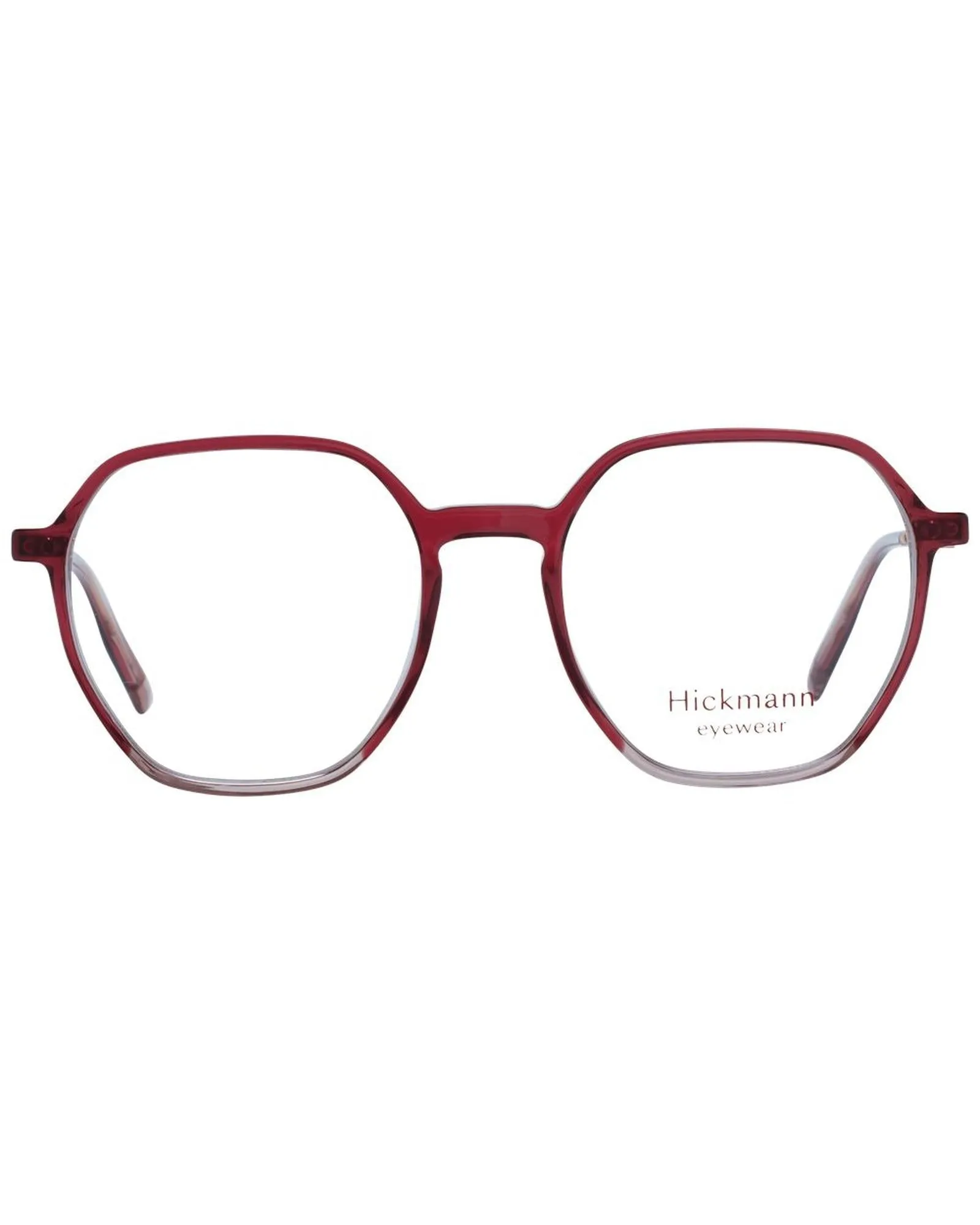 Ana Hickmann Octagon Glasses Red  Transparent