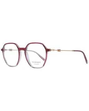 Ana Hickmann Octagon Glasses Red  Transparent