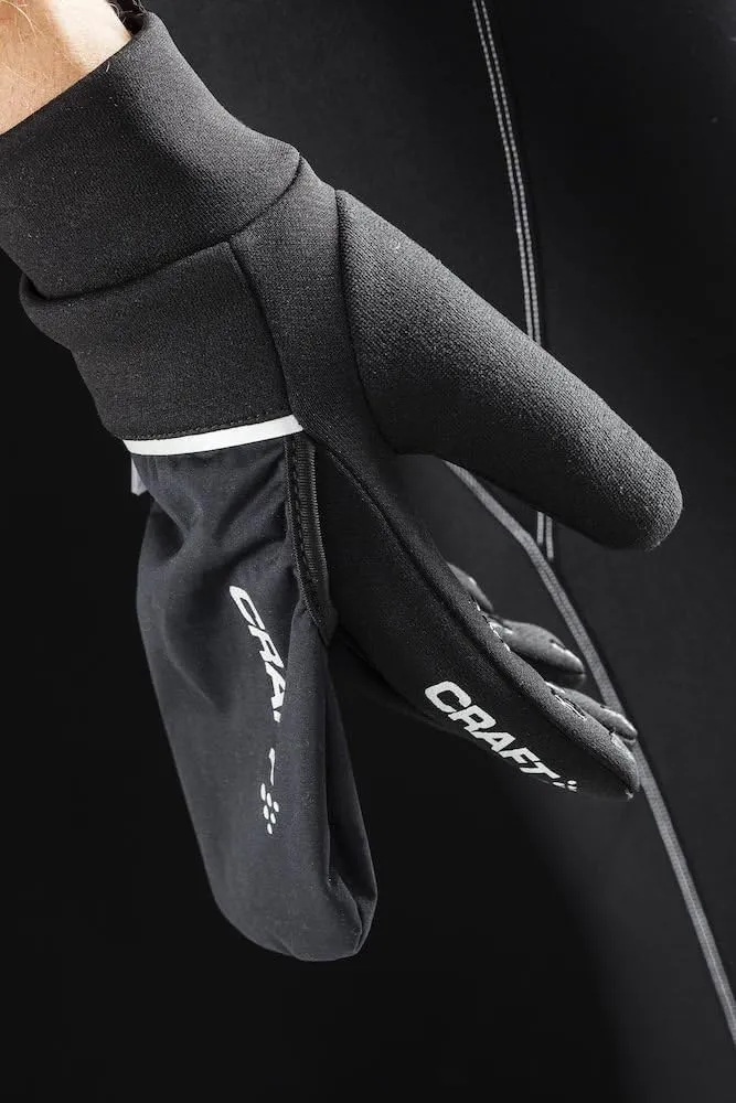 Craft Hybrid Weather 2-in-1 Bike Cycling Mitten Gloves