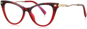 Eyewear Unique Eyewear Frames Comfortable Eyeglass Frames Highly Elastic Spring Hinges Glasses Frames Cat Eye Prescription Eyeglasses
