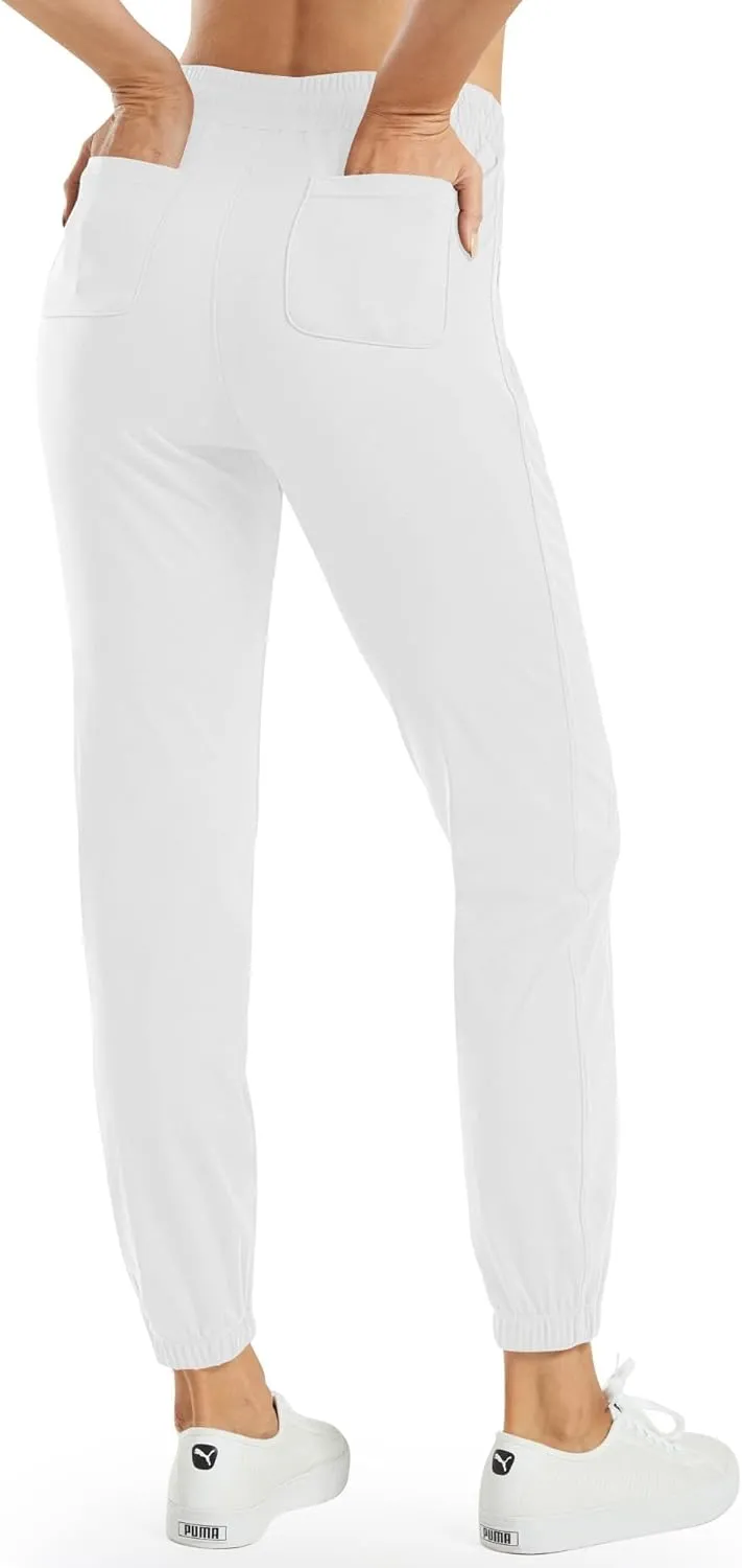 G4Free Jogger Scrubs for Women with Pockets Drawstrings Golf Athletic Pants Cinch Bottom Sweatpants Petite/Regular/Tall