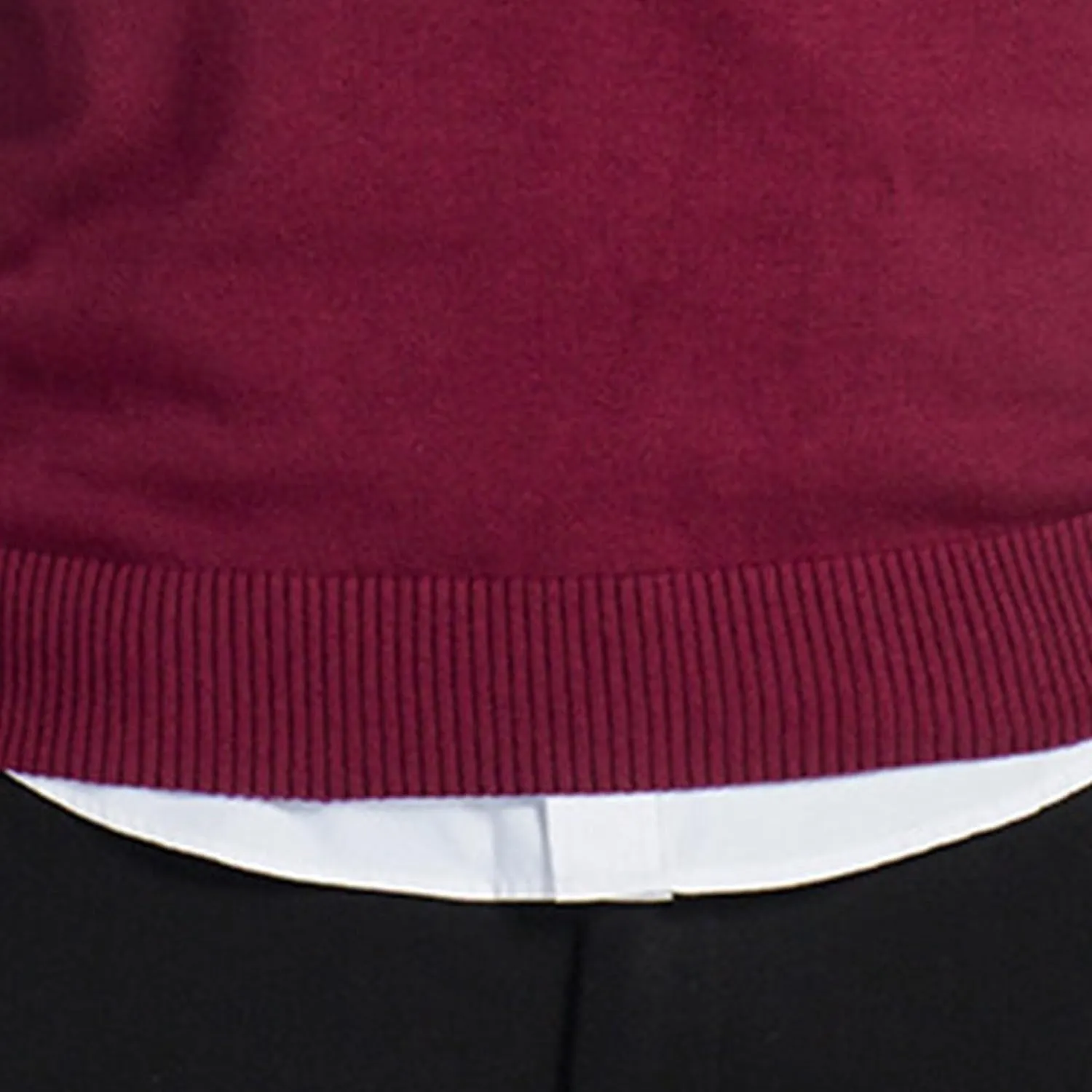 Men's Essential Long Sleeve V-Neck Sweater Soft Touch Slim Pullover Regular Fit Cotton Sweater
