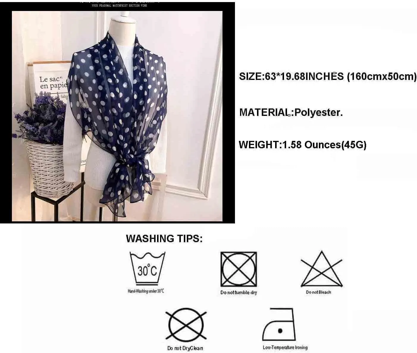 Pokeedioty Scarfs for Women Lightweight Fashion Scarves Elegant Floral Pattern Sheer Scarfs Sunscreen Shawls Wraps