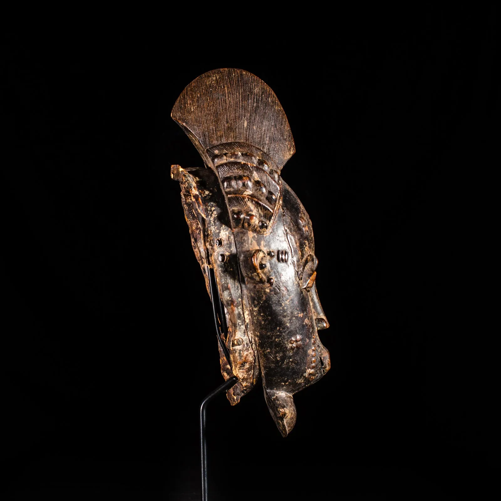 Portrait Mask Mblo, Baule Tribe, Ivory Coast, Wood