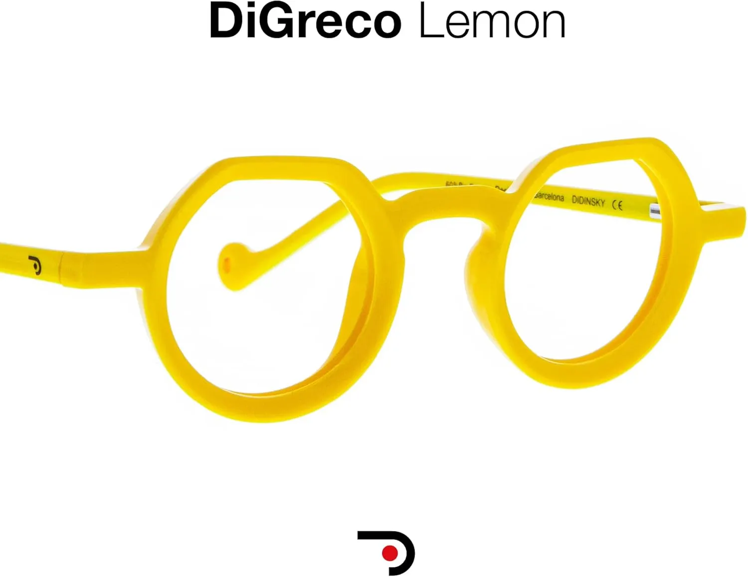 Reading Glasses Blue Light Blocking Unisex Readers. Acetate Frames, Flexible Temples and Anti-Reflective Lenses - Lemon  1.0 - DIGRECCO