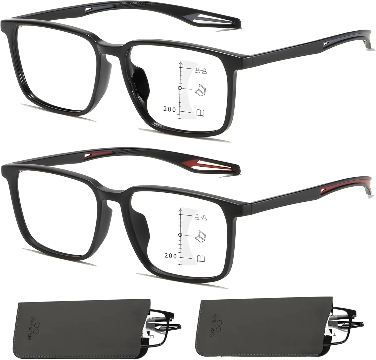 Reading Glasses For Men Women, Blocking Eyeglasses Computer Eye Glasses, TR90 Quality Lightweight