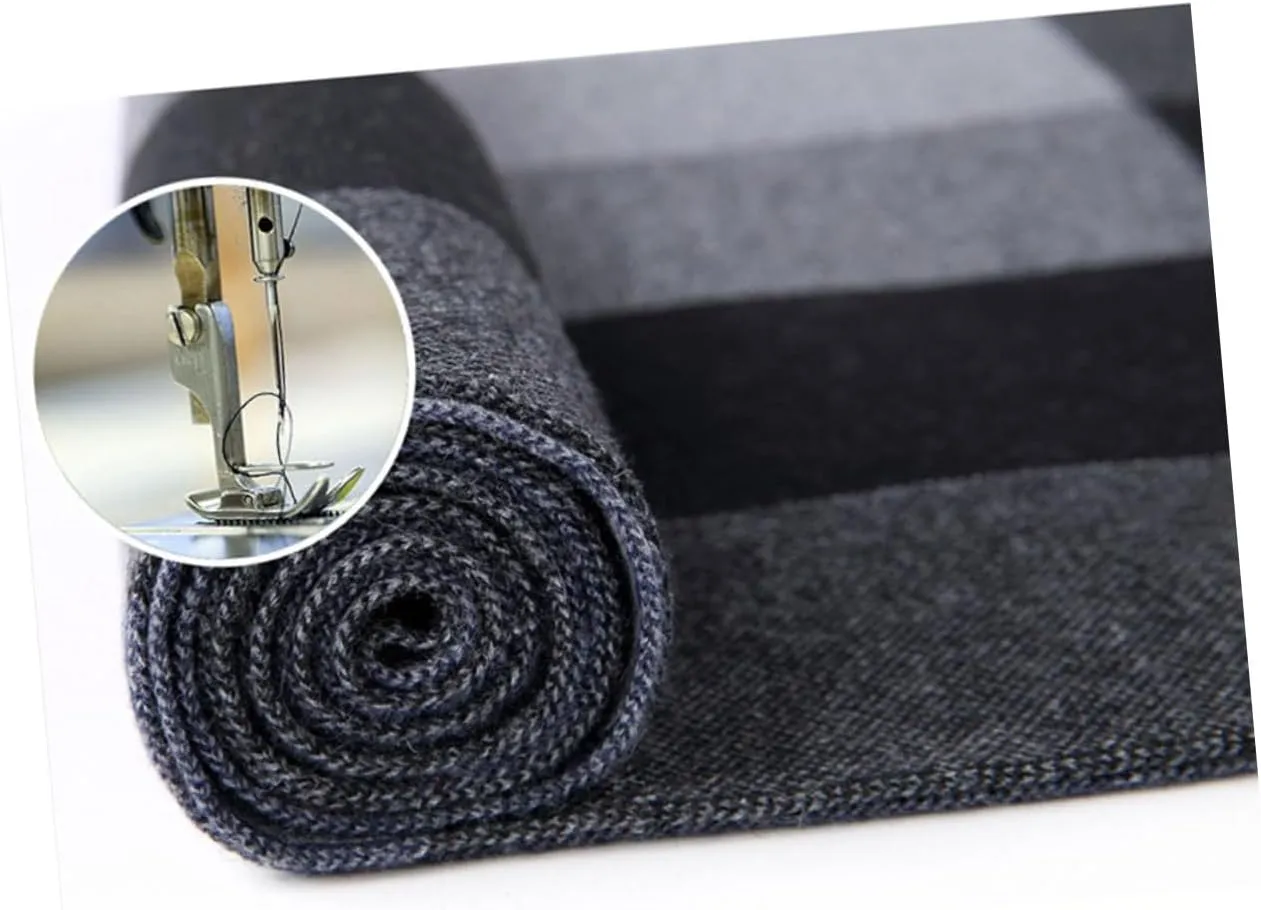 Winter Neck Scarf Wool Shawl Winter Scarves Men Plaid Wool Scarf Winter Grid Scarves Plaid Long Scarf